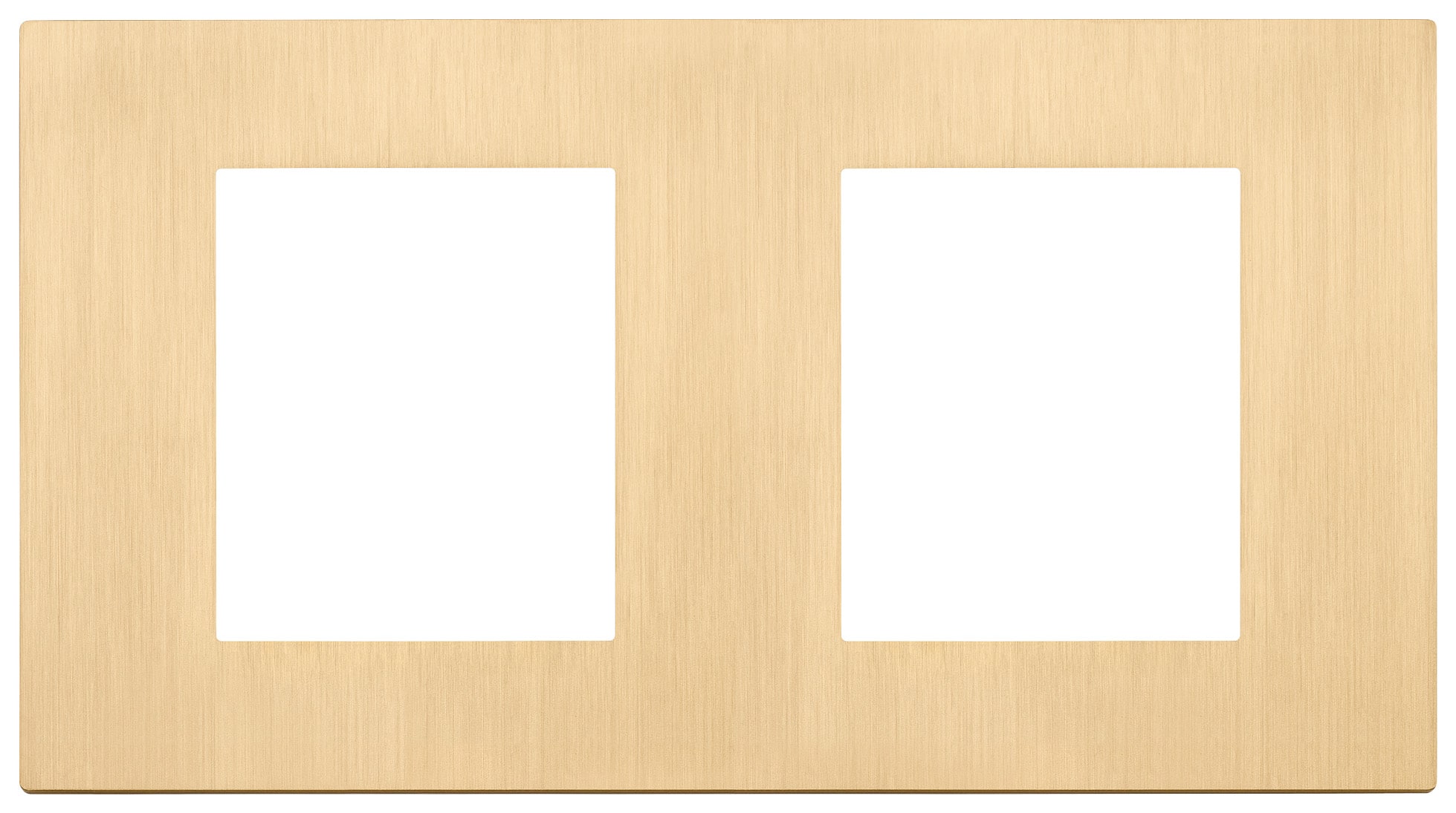 VIMAR - PLACCA 4M (2+2)INT71 ORO SPAZZOLATO 30643.70.01