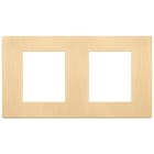 VIMAR - PLACCA 4M (2+2)INT71 ORO SPAZZOLATO 30643.70.01