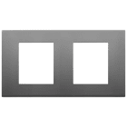 VIMAR - PLACCA 4M (2+2)INT71 INOX SATINATO