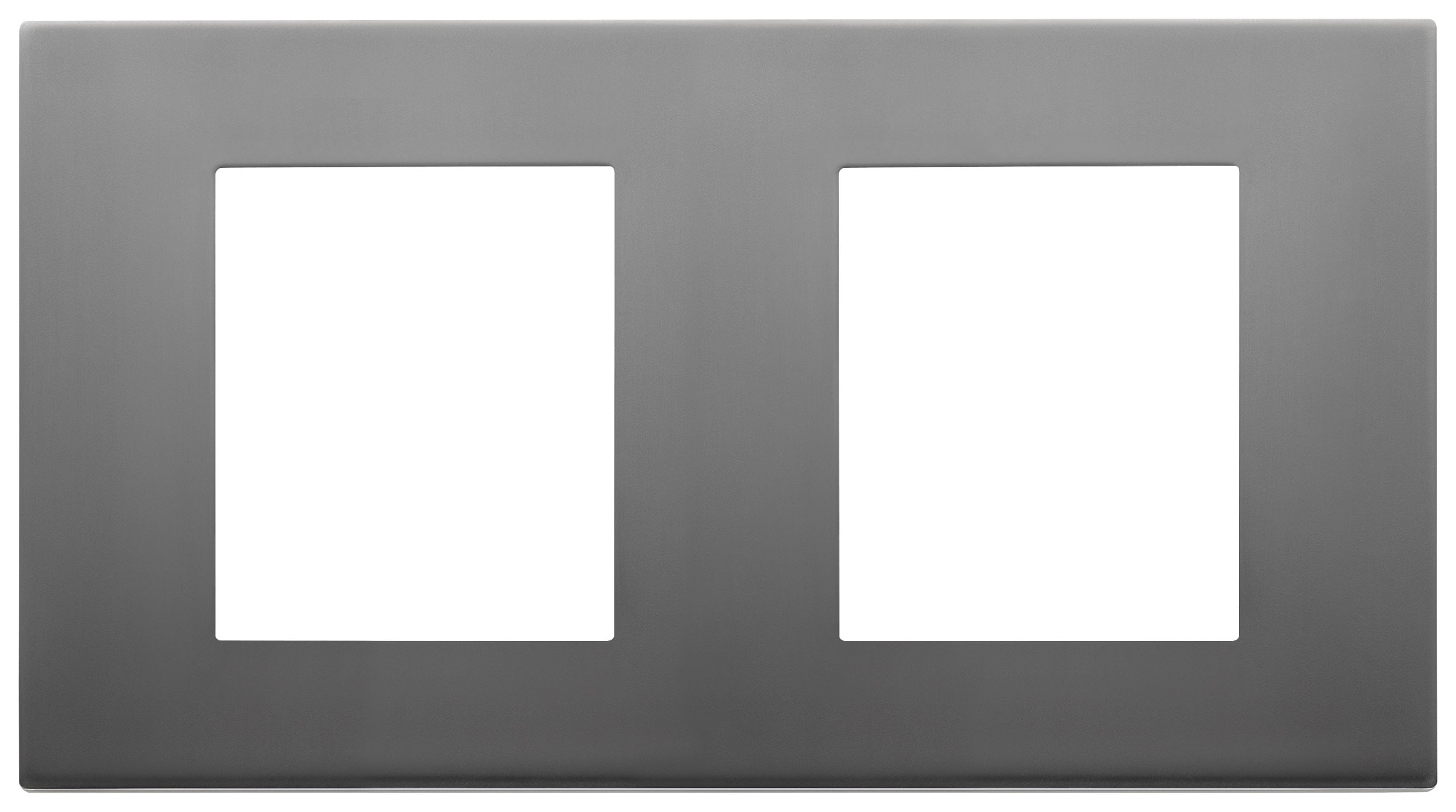 VIMAR - PLACCA 4M (2+2)INT71 INOX SATINATO
