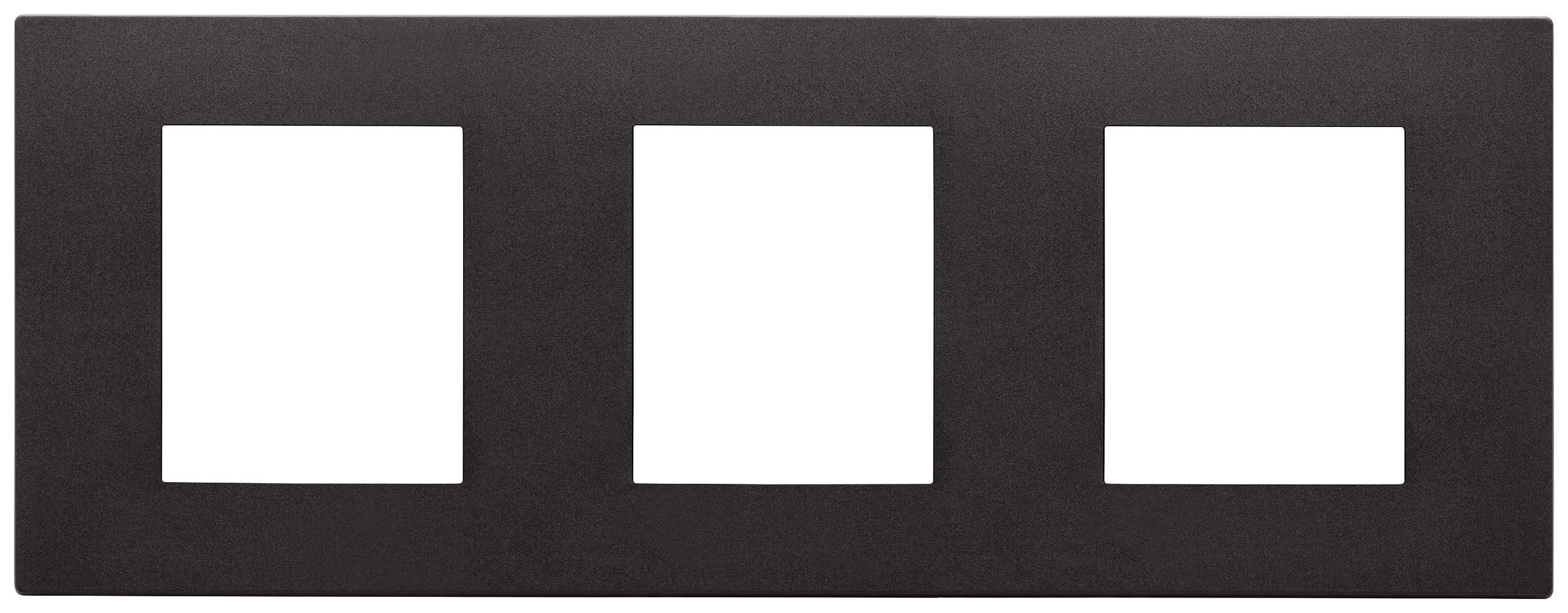 VIMAR - PLACCA 6M (2+2+2)INT71 NERO