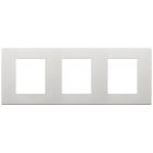 VIMAR - PLACCA 6M (2+2+2)INT71 ARGENTO 30644.20