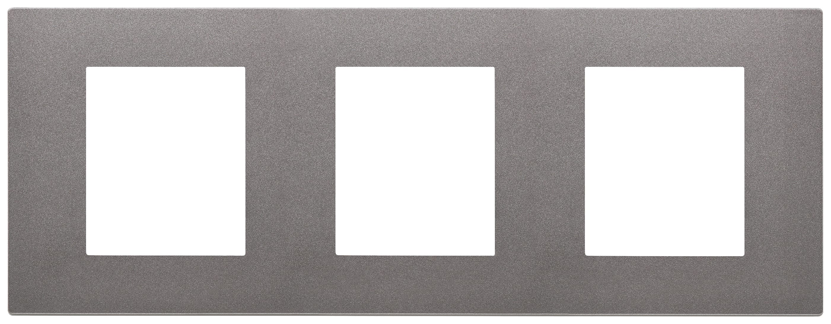 VIMAR - PLACCA 6M (2+2+2)INT71 METAL 30644.22