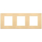 VIMAR - PLACCA 6M (2+2+2)INT71 ORO SPAZZOLATO 30644.70.01