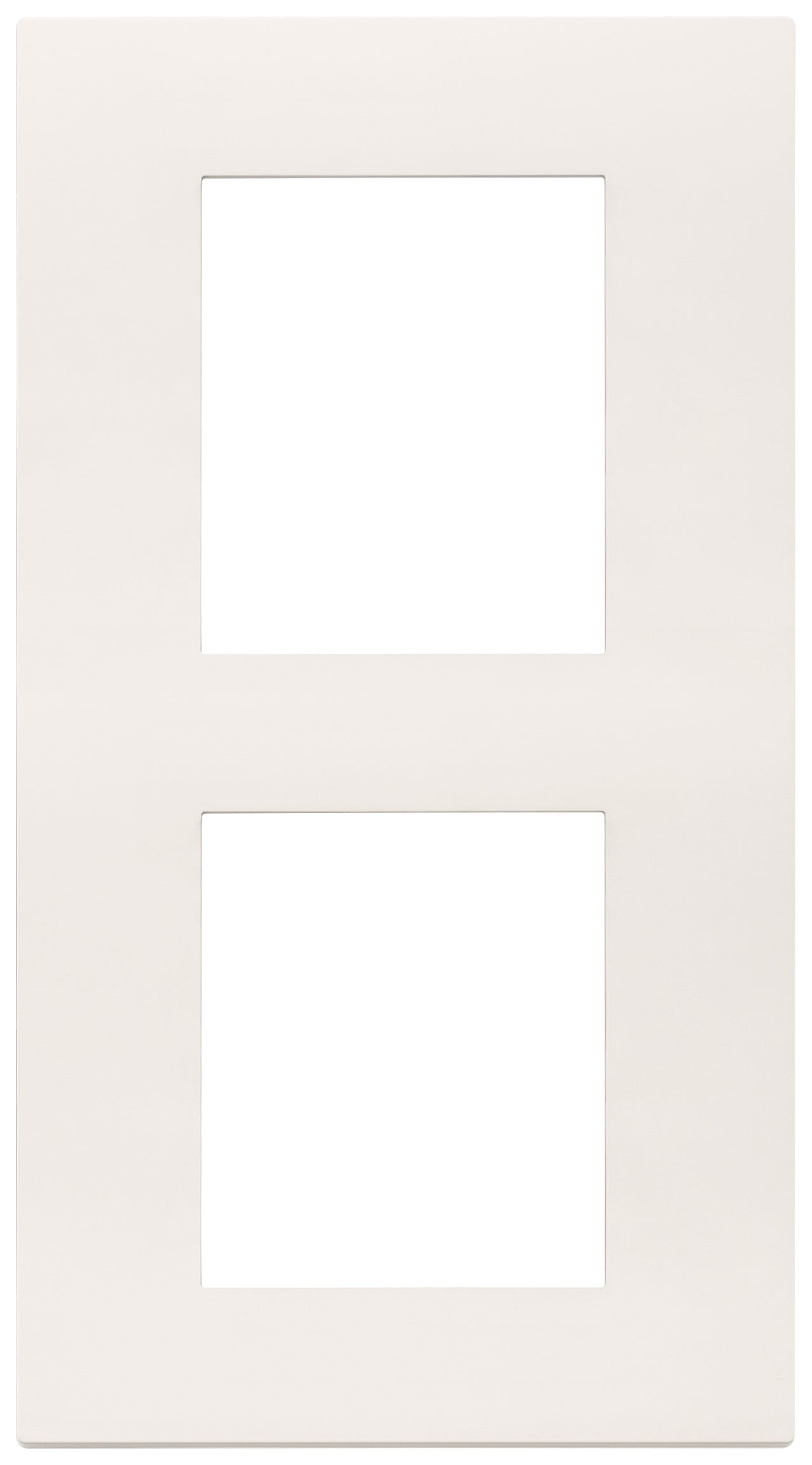 VIMAR - PLACCA 4M (2+2)INT71 VERTICALE BIANCO