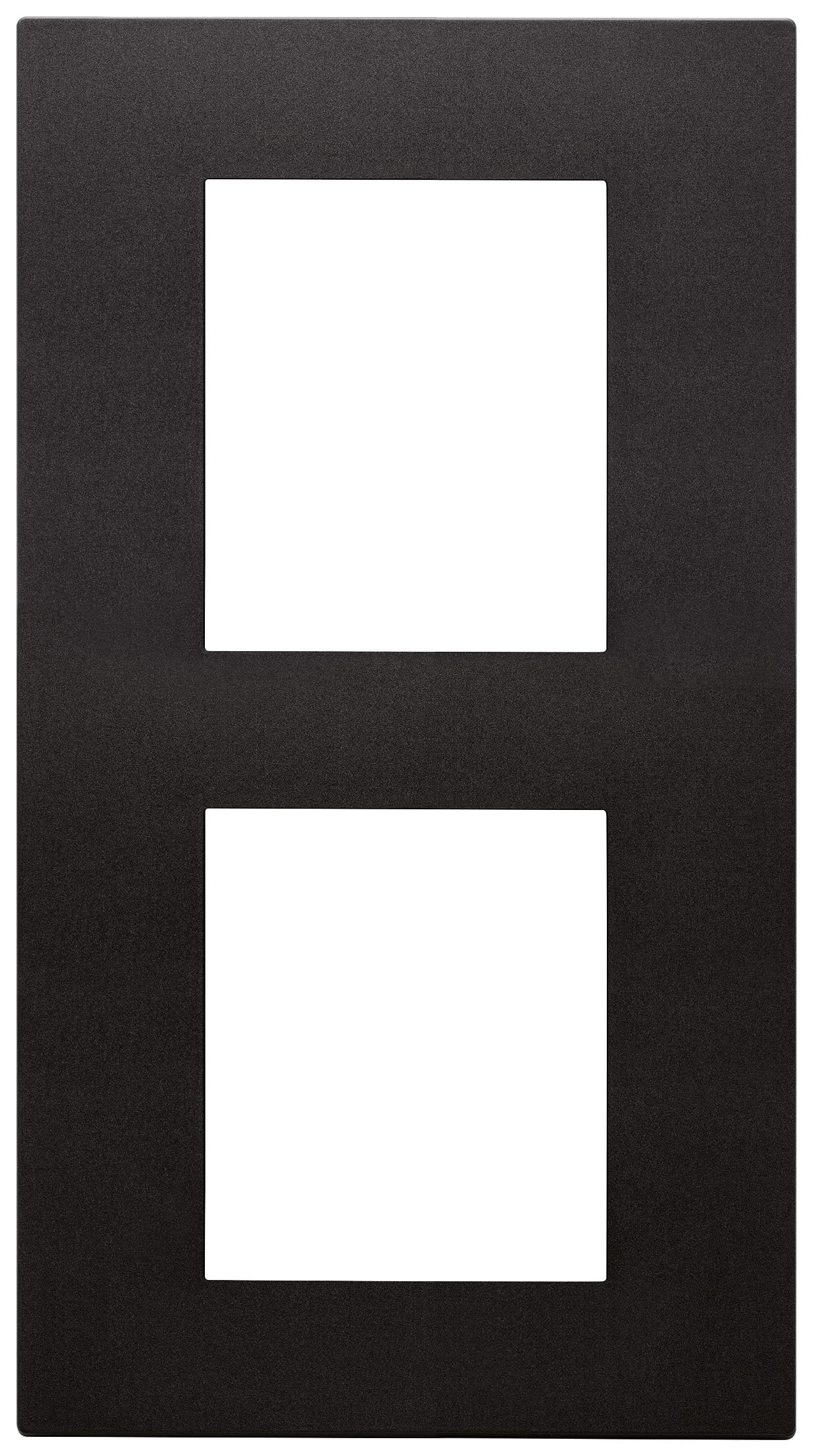 VIMAR - PLACCA 4M (2+2)INT71 VERTICALE NERO 30645.02