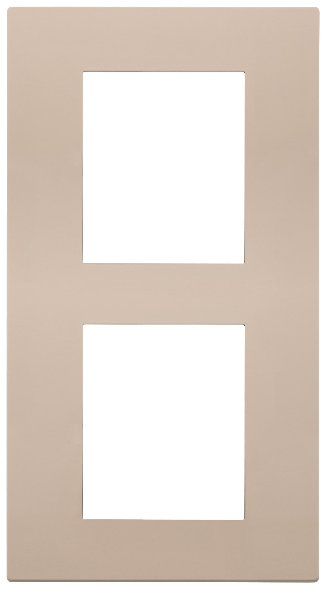 VIMAR - PLACCA 4M (2+2)INT71 VERTICALE ARGILLA 30645.21