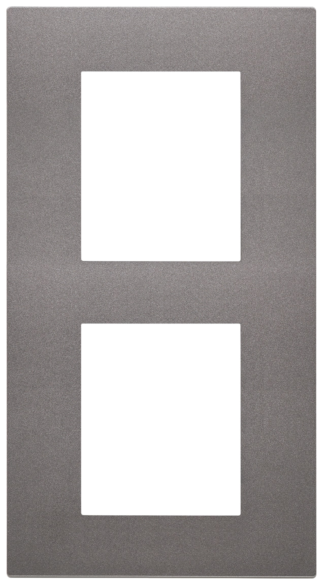 VIMAR - PLACCA 4M (2+2)INT71 VERTICALE METAL