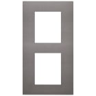 VIMAR - PLACCA 4M (2+2)INT71 VERTICALE METAL