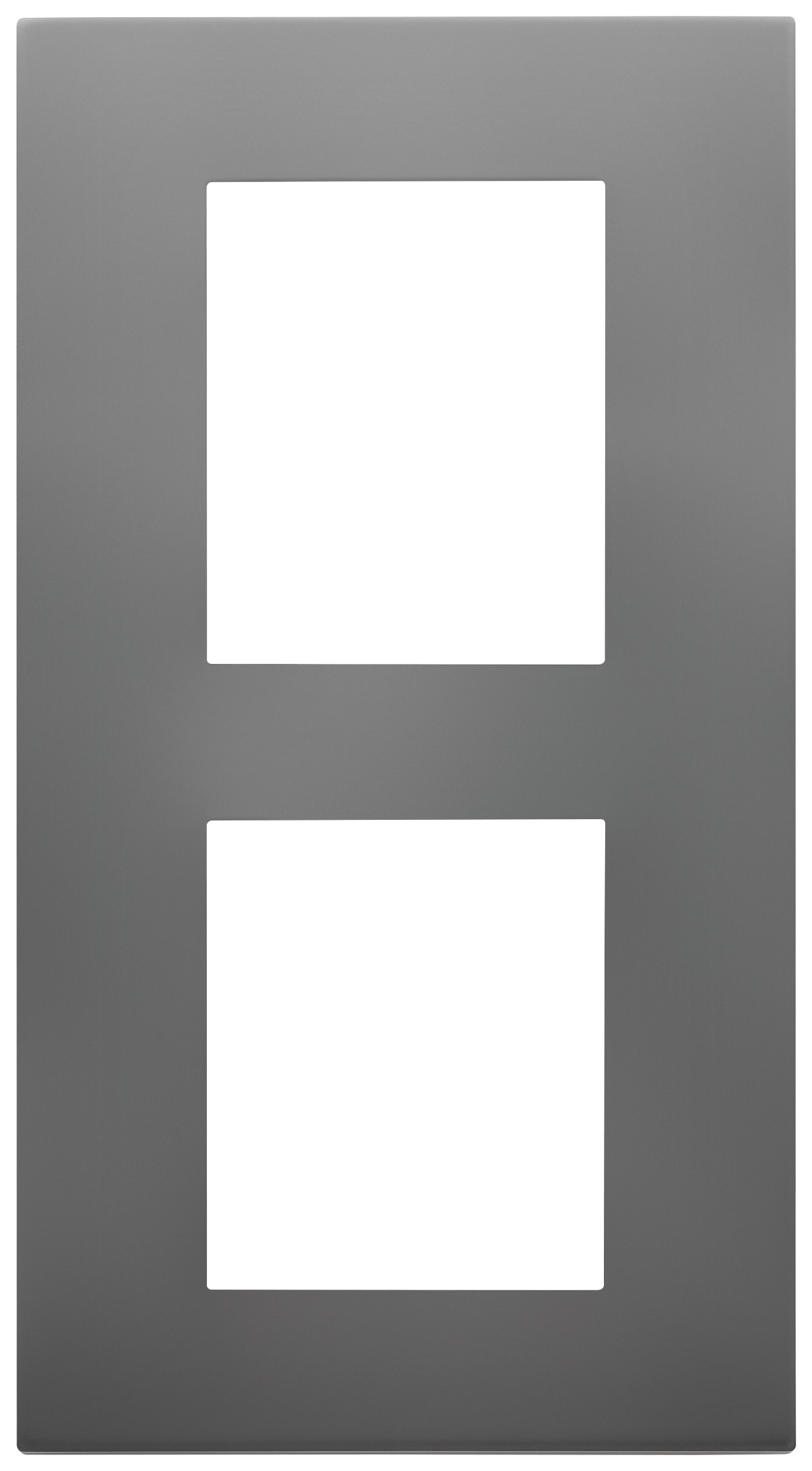 VIMAR - PLACCA 4M (2+2)INT71 VERTICALE INOX SAT.