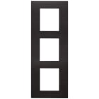 VIMAR - PLACCA 6M (2+2+2)INT71 VERTICALE NERO 30646.02