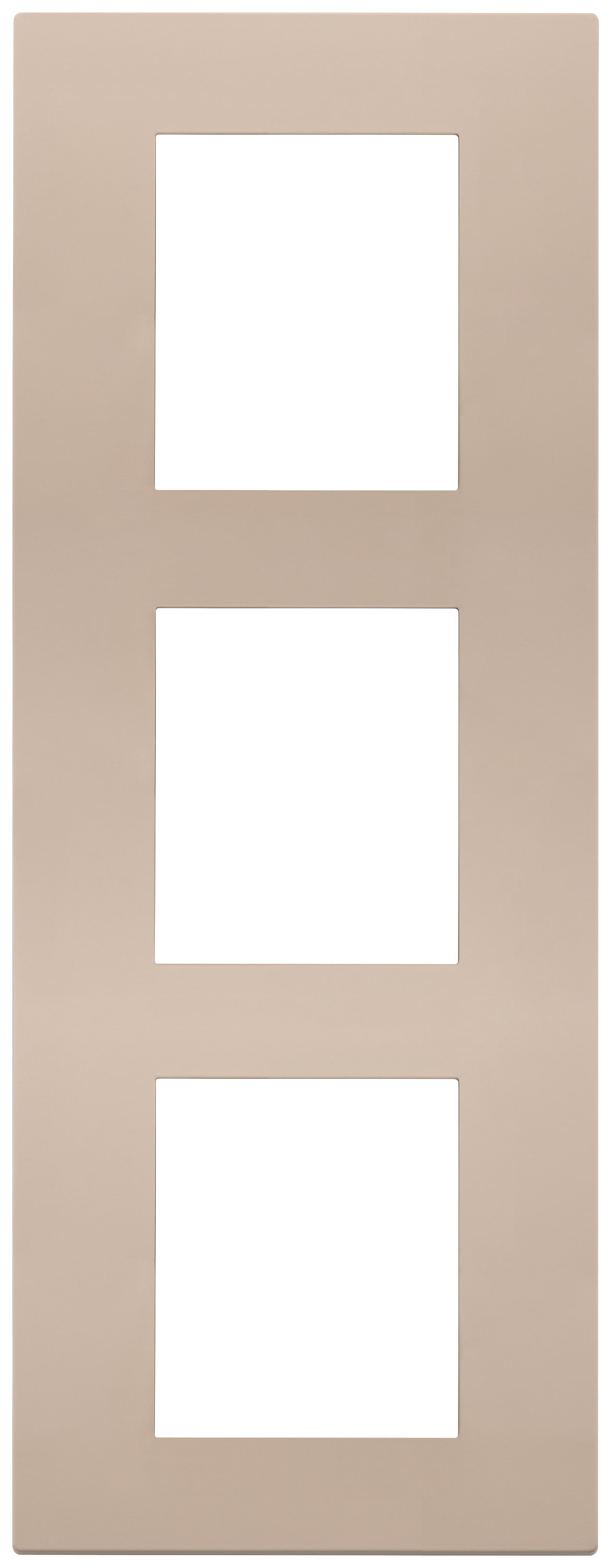 VIMAR - PLACCA 6M (2+2+2)INT71 VERTICALE ARGILLA 30646.21