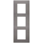 VIMAR - PLACCA 6M (2+2+2)INT71 VERTICALE METAL