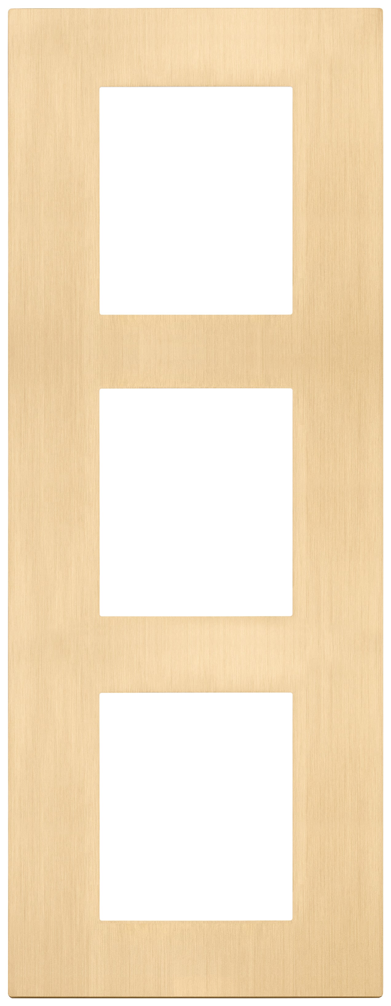 VIMAR - PLACCA 6M (2+2+2)INT71VERTICALE ORO SPAZ 30646.70.01