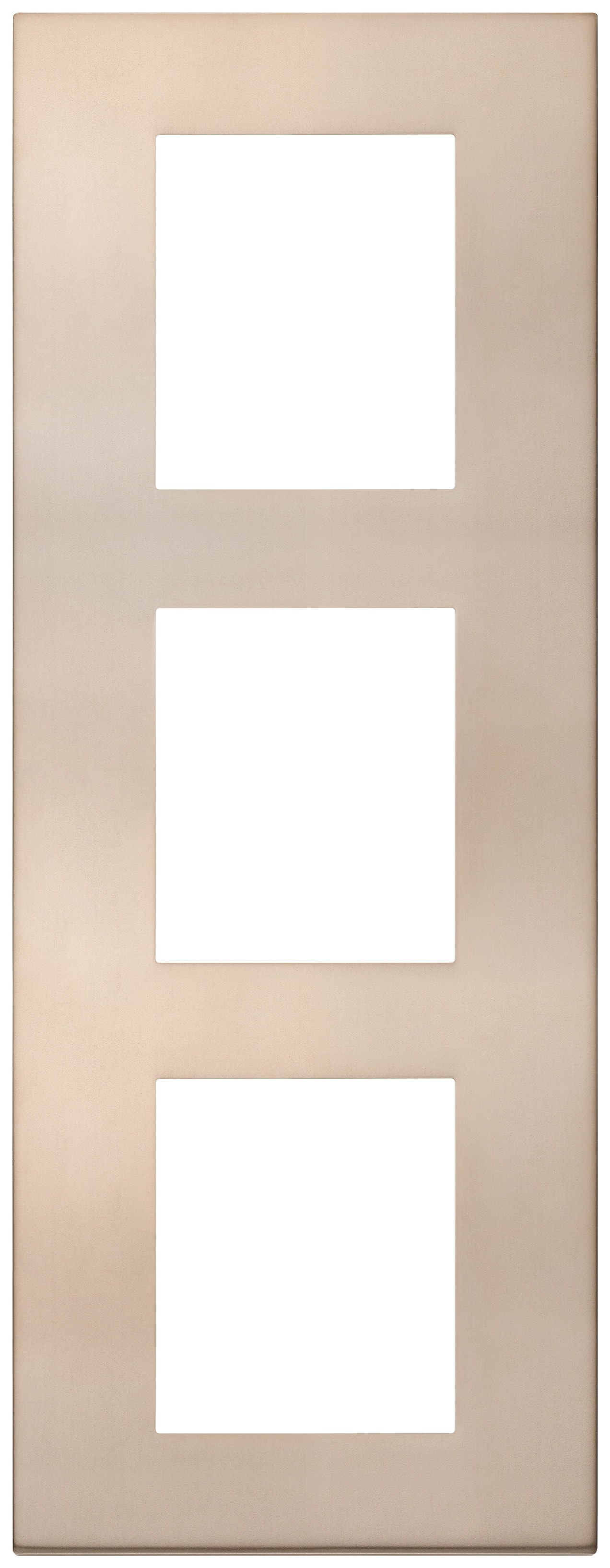 VIMAR - PLACCA 6M (2+2+2)INT71 VERTICALE BRONZO 30646.71