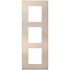 VIMAR - PLACCA 6M (2+2+2)INT71 VERTICALE BRONZO 30646.71