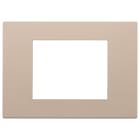 VIMAR - Placca 3 Moduli Tecnopolimero Verniciato Argilla 30653.21