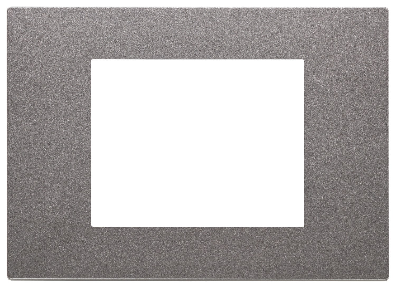 VIMAR - Placca 3M Metal Moduli Tecnopolimero Verniciato 30653.22