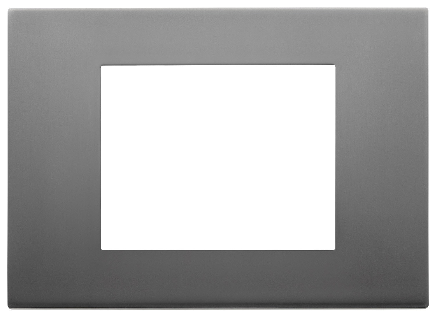 VIMAR - PLACCA 3M INOX SATINATO 30653.72