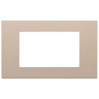VIMAR - Placca 4 Moduli Tecnopolimero Verniciato Argilla