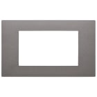 VIMAR - Placca 4 Moduli in Tecnopolimero Verniciato Metallico 30654.22