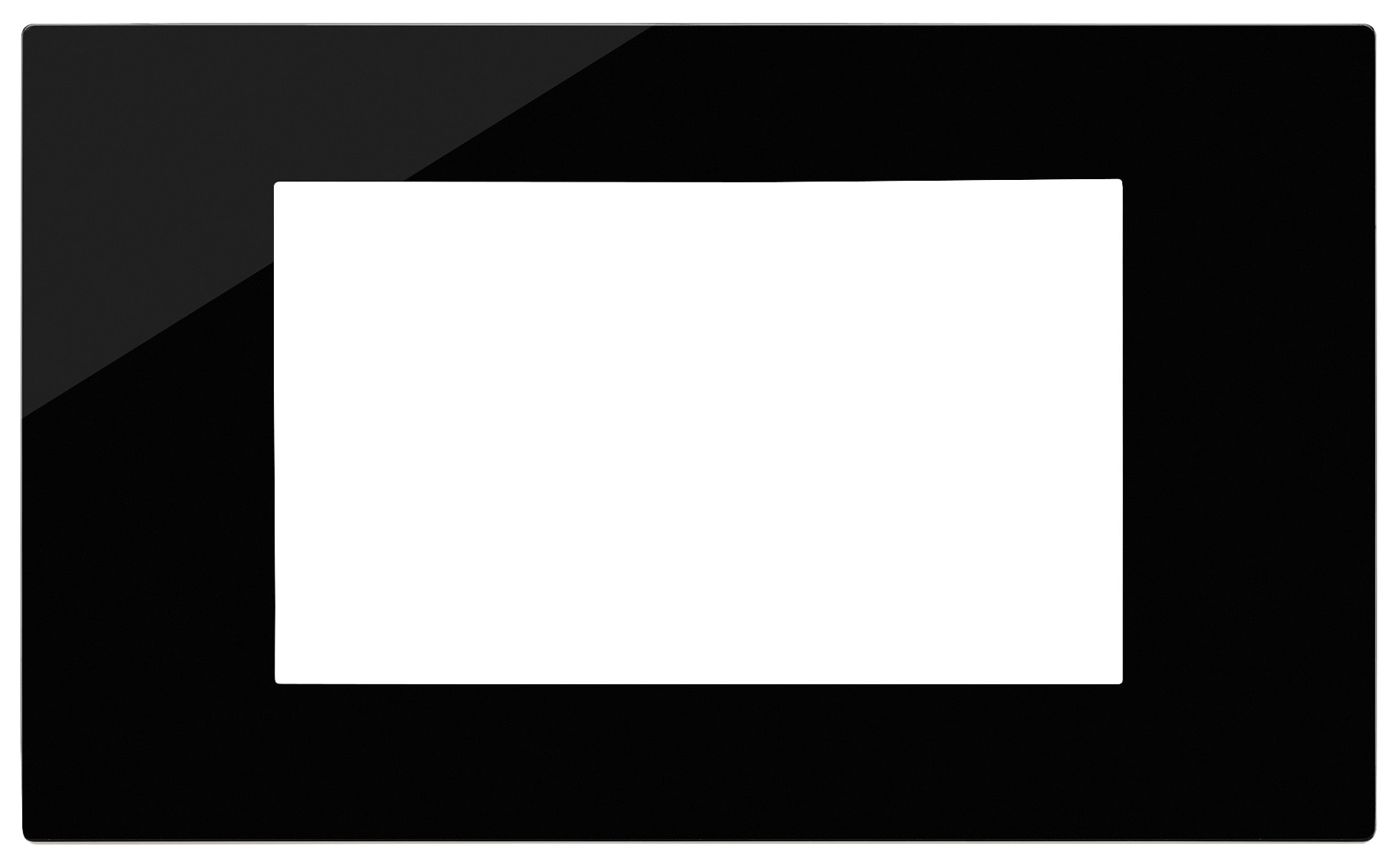 VIMAR - PLACCA 4M REFLEX NERO 30654.42