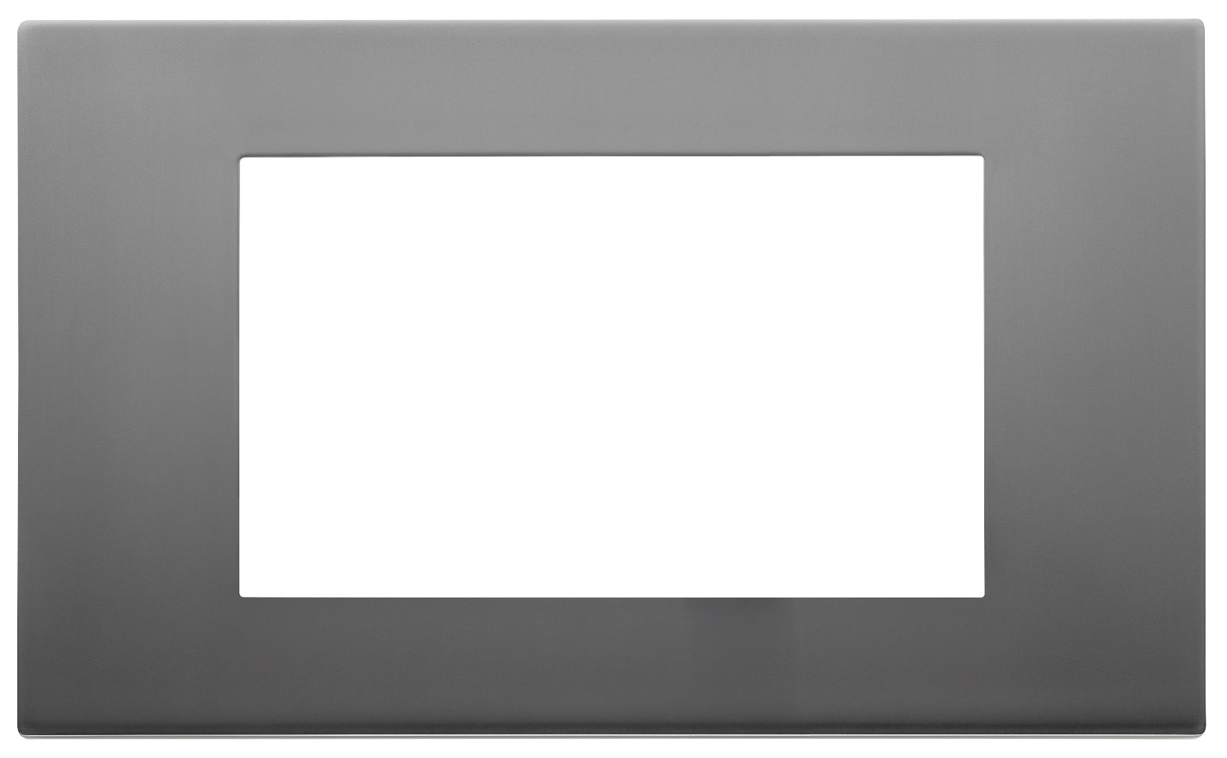 VIMAR - PLACCA 4M INOX SATINATO