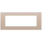 VIMAR - Placca 7 Moduli Tecnopolimero Verniciato Argilla 30657.21