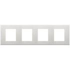 VIMAR - PLACCA 8M (2+2+2+2)INT71 ARGENTO 30669.20