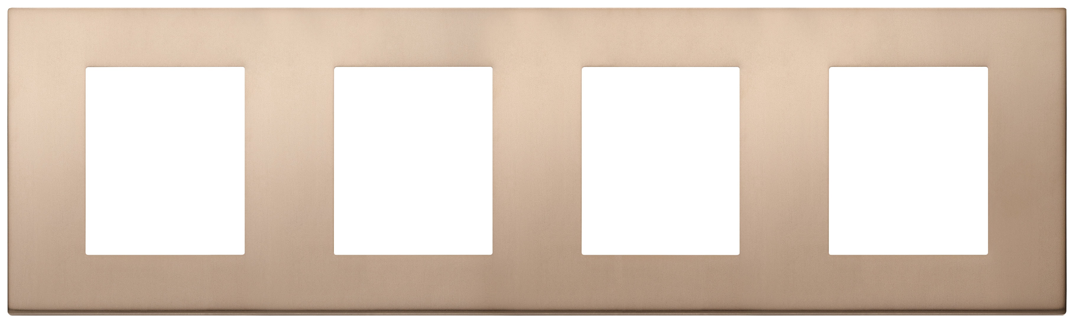 VIMAR - PLACCA 8M (2+2+2+2)INT71 BRONZO 30669.71