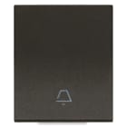 VIMAR - TASTO 2M ALLIN. SIMBOLO CAMPANELLO NERO 31000.2CG