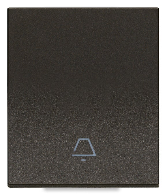 VIMAR - TASTO 2M ALLIN. SIMBOLO CAMPANELLO NERO 31000.2CG