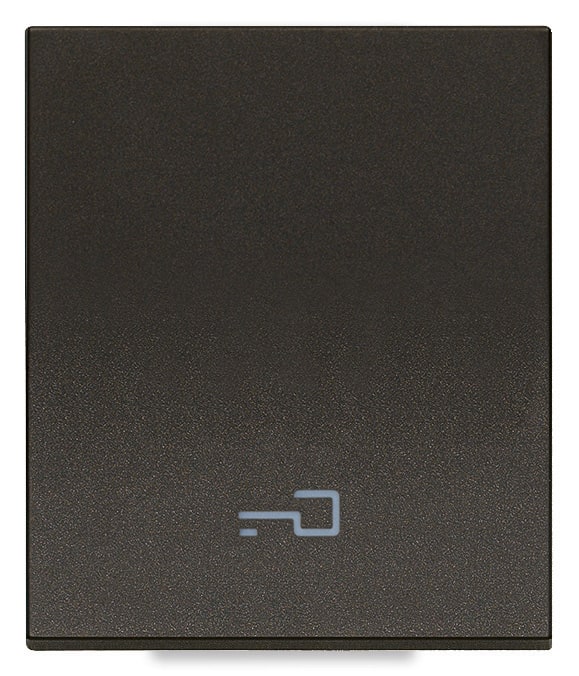 VIMAR - Tasto Allineato Simbolo Chiave Nero Intercambiabile Moduli Illuminabile 31000.2PG