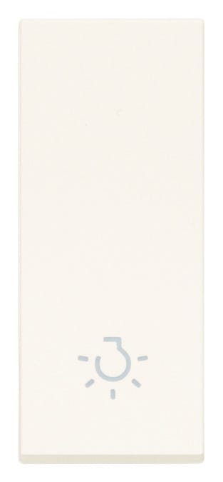 VIMAR - TASTO 1M ALLINEATO SIMBOLO LUCE BIANCO 31000.LB