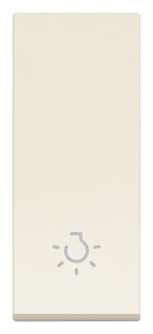 VIMAR - TASTO 1M ALLINEATO SIMBOLO LUCE CANAPA 31000.LC