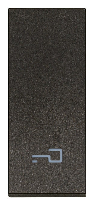 VIMAR - Tasto Allineato Simbolo Chiave Nero Intercambiabile Modulo Illuminabile 31000.PG