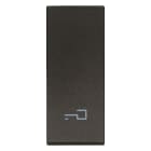 VIMAR - Tasto Allineato Simbolo Chiave Nero Intercambiabile Modulo Illuminabile 31000.PG