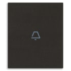 VIMAR - TASTO 2M ASSIALE SIMBOLO CAMPANELLO NERO 31000A.2CG
