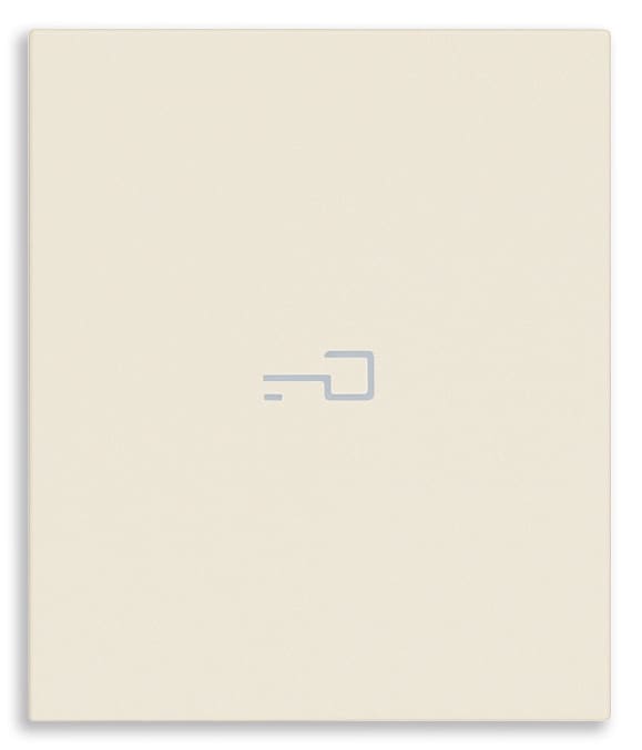 VIMAR - Tasto Assiale Intercambiabile 2 Moduli - Simbolo Chiave Illuminabile, Canapa 31000A.2PC