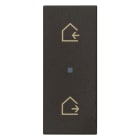 VIMAR - TASTO 1M ASSIALE SIMBOLO SCENARI NERO 31000A.SG