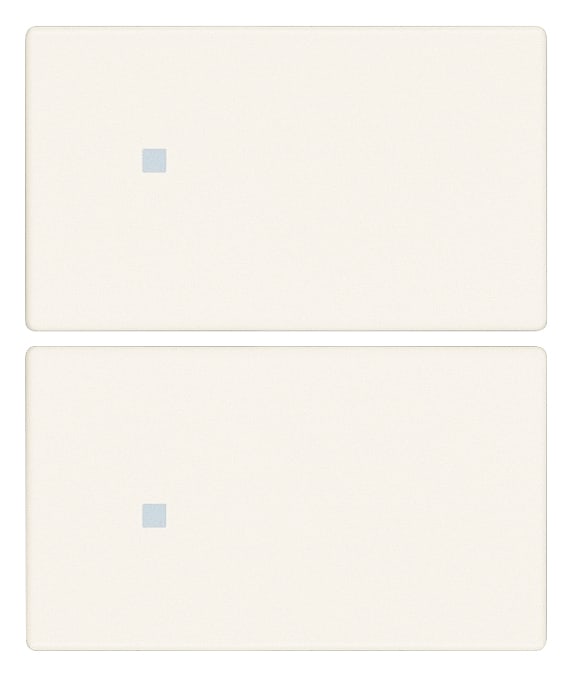 VIMAR - DUE MEZZI TASTI 2M NEUTRO PERS. BIANCO 31480.2B