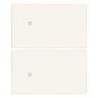 VIMAR - DUE MEZZI TASTI 2M NEUTRO PERS. BIANCO 31480.2B