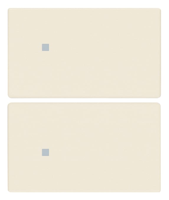 VIMAR - DUE MEZZI TASTI 2M NEUTRO PERS. CANAPA