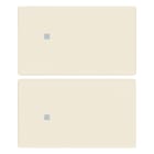 VIMAR - DUE MEZZI TASTI 2M NEUTRO PERS. CANAPA 31480.2C