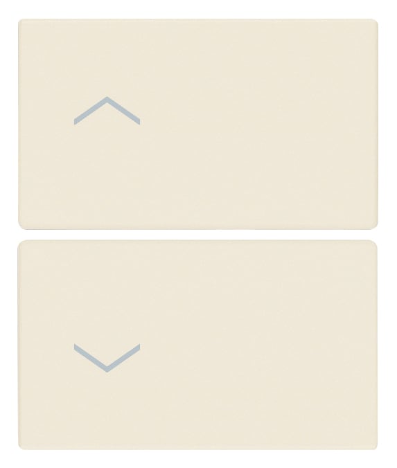 VIMAR - DUE MEZZI TASTI 2M SIMBOLI FRECCE CANAPA 31480.2FC