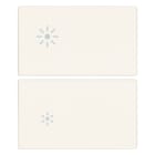 VIMAR - DUE MEZZI TASTI 2M DIMMER BIANCO