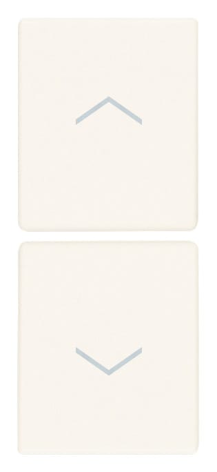 VIMAR - DUE MEZZI TASTI 1M SIMBOLI FRECCE BIANCO 31480.FB