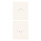 VIMAR - DUE MEZZI TASTI 1M SIMBOLI FRECCE BIANCO