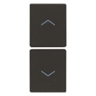 VIMAR - DUE MEZZI TASTI 1M SIMBOLI FRECCE NERO