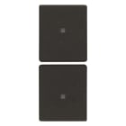 VIMAR - DUE MEZZI TASTI 1M NEUTRO PERS. NERO 31480.G